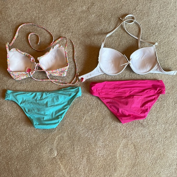 bottoms are size medium, Tops are both 34D, all worn, in good condition - Picture 2 of 2